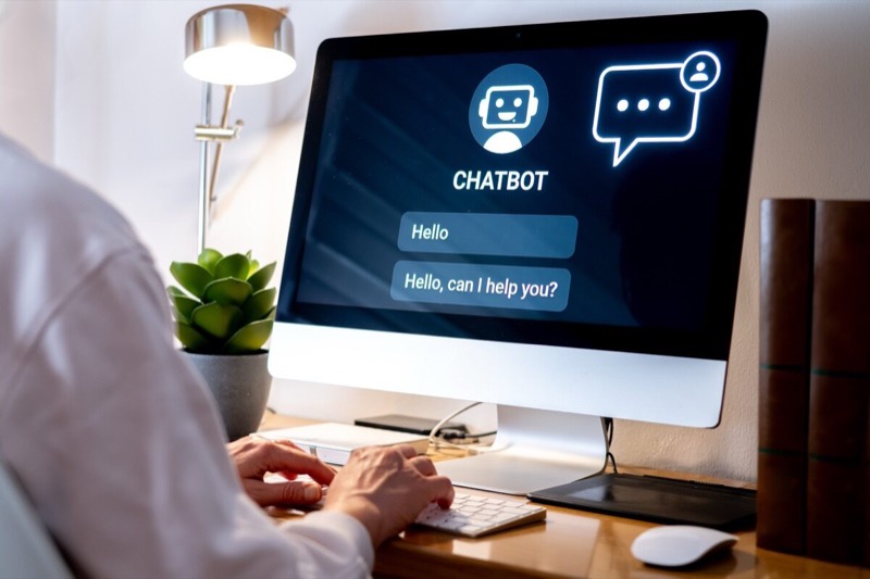AI-powered chatbot providing customer service for Ghana business